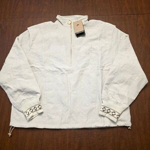Nike Naomi Osaka Oversized Jacket Light Bone HJ0334-072 Women's Size S